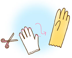 手袋の工夫